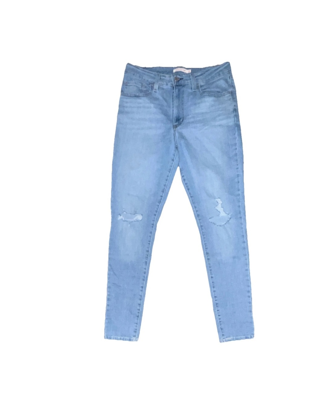 Levi's Light Blue Skinny Jeans - Distressed Knees